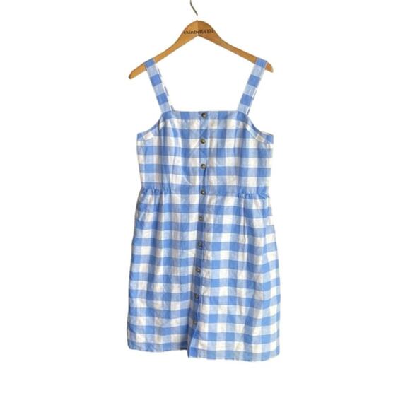 J.Crew Gingham Button-front Dress - Picture 2 of 16